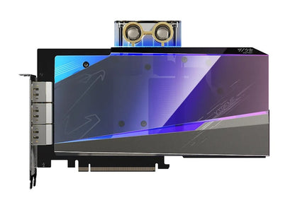 NVIDIA GIGABYTE AORUS GeForce RTX 3080 XTREME WATERFORCE WB 12G Graphics Card (GV-N3080AORUSX WB-12GD)