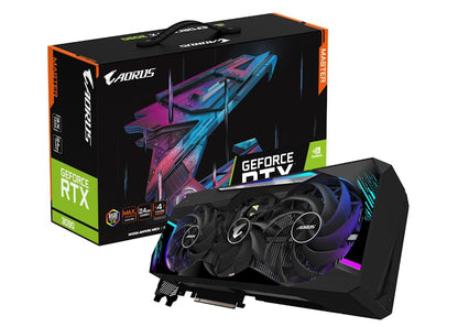 NVIDIA GIGABYTE AORUS GeForce RTX 3090 MASTER 24G Graphics Card (GV-N3090AORUS M-24GD)