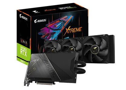 NVIDIA GIGABYTE AORUS GeForce RTX 3090 Ti XTREME WATERFORCE 24G Graphics Card GV-N309TAORUSX W-24GD