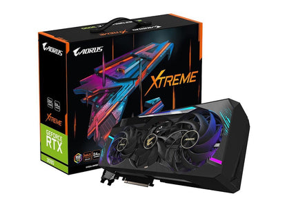 NVIDIA GIGABYTE AORUS GeForce RTX 3090 XTREME 24G Graphics Card (GV-N3090AORUS X-24GD)