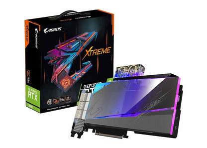 NVIDIA GIGABYTE AORUS GeForce RTX 3090 XTREME WATERFORCE Graphics Card (GV-N3090AORUSX WB-24GD)