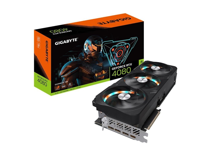 NVIDIA GIGABYTE Gaming GeForce RTX 4080 16GB OC Graphics Card GV-N4080GAMING OC-16GD