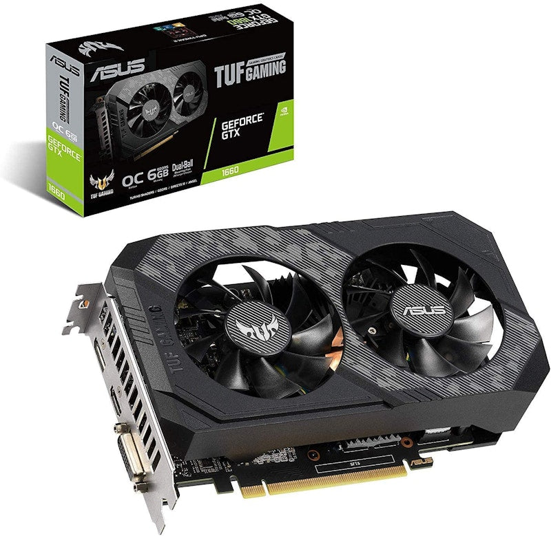 NVIDIA GIGABYTE GeForce GTX 1660 SUPER OC 6GB Graphics Card (TUF-GTX1660S-O6G-GAMING)