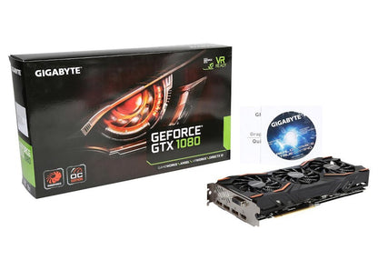 NVIDIA GIGABYTE GeForce RTX 1080 Windforce 8g OC Graphics Card (GV-N1080WF3OC-8GD)