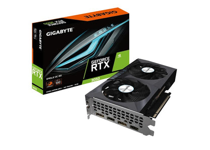 NVIDIA GIGABYTE GeForce RTX 3050 EAGLE 8G OC Graphics Card (GV-N3050EAGLE OC-8GD)