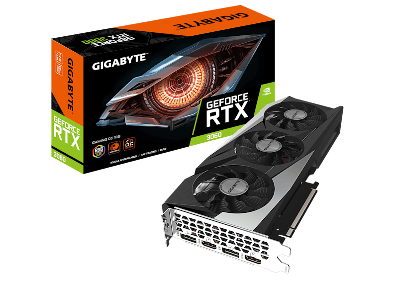 NVIDIA GIGABYTE GeForce RTX 3060 12G GAMING OC rev. 1.0 Graphics Card (GV-N3060GAMING OC-12GD)