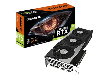 NVIDIA GIGABYTE GeForce RTX 3060 Ti GAMING OC PRO 8GB Rev 3 LHR Graphics Card (GV-N306TGAMINGOC PRO-8GD Rev. 3)