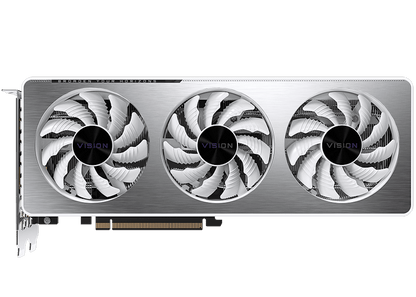 NVIDIA GIGABYTE GeForce RTX 3060 VISION OC 12G Graphics Card (GV-N3060VISION OC-12GD) White