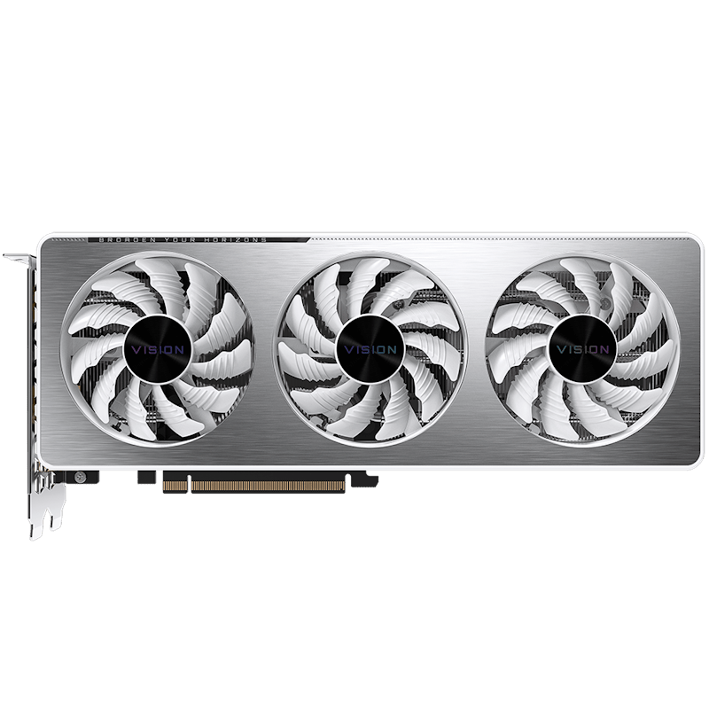 NVIDIA GIGABYTE GeForce RTX 3060 VISION (rev. 2.0) 12G OC LHR Graphics Card (GV-N3060VISION OC-12GD Rev2)