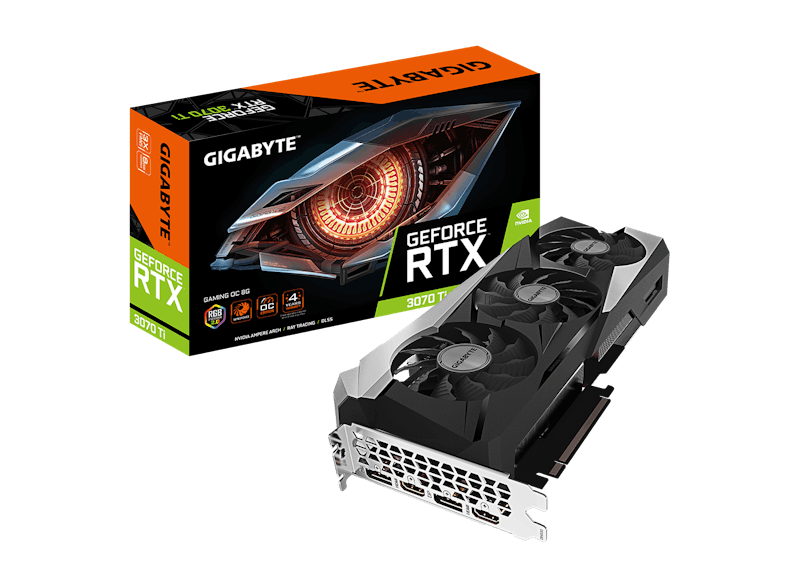 NVIDIA GIGABYTE GeForce RTX 3070 Ti GAMING 8G OC (GV-N307TGAMING OC-8GD)