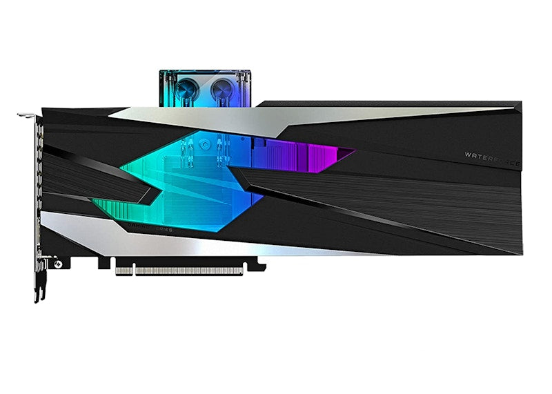 NVIDIA GIGABYTE GeForce RTX 3080 GAMING WaterForce 10G OC LHR Graphics Card (GV-N3080GAMINGOC WB-10GD REV2.0)