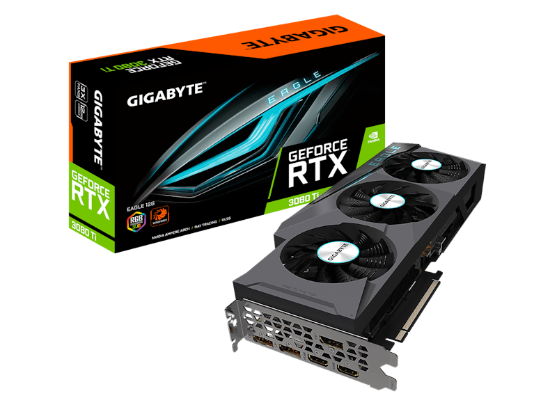 NVIDIA GIGABYTE GeForce RTX 3080 Ti EAGLE 12G Graphics Card (GV-N308TEAGLE-12GD)