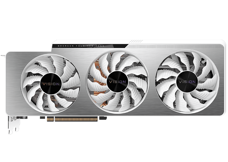 NVIDIA GIGABYTE GeForce RTX 3080 Ti VISION 12G OC Graphics Card (GV-N308TVISION OC-12GD)