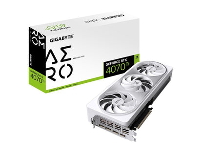 NVIDIA GIGABYTE GeForce RTX 4070 Ti AERO 12G OC Graphics Card GV-N407TAERO OC-12GD