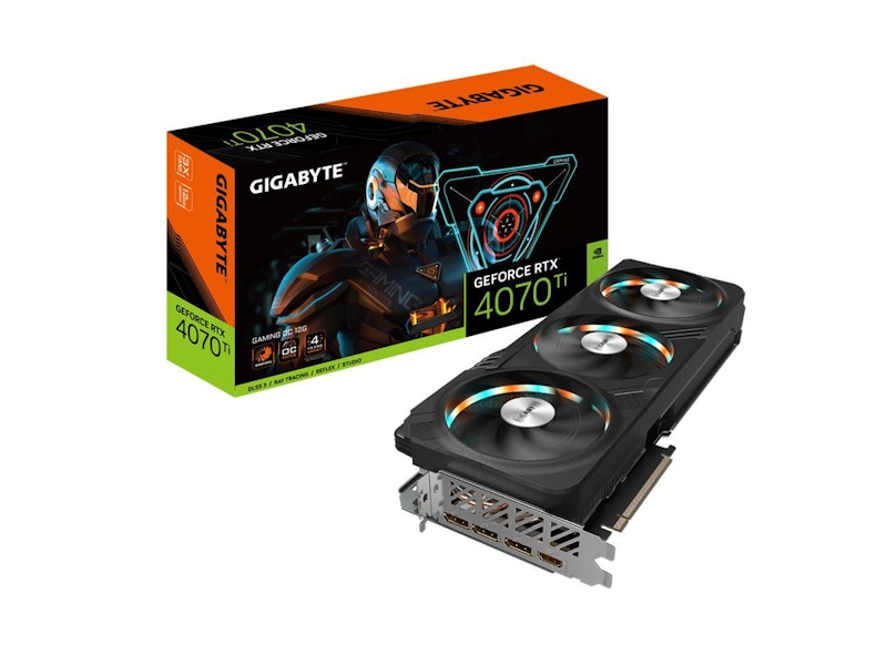 NVIDIA GIGABYTE GeForce RTX 4070 Ti GAMING 12G OC Graphics Card GV-N407TGAMING OC-12GD