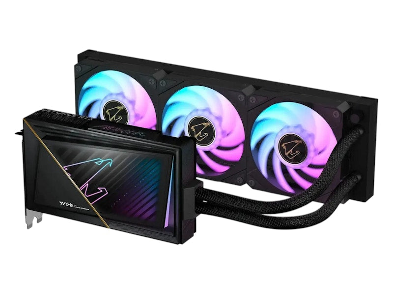 NVIDIA GIGABYTE GeForce RTX 5080 XTREME WATERFORCE 16G GDDR7 Graphics Card GV-N5080AORUSX W-16GD Black