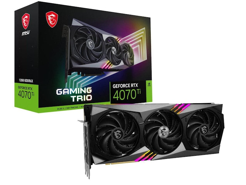 NVIDIA MSI Gaming GeForce RTX 4070 Ti GAMING TRIO 12G Graphics Card