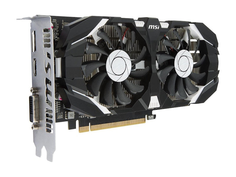 NVIDIA MSI GeForce GTX 1050 Ti Overclock Double Fan Graphic Card (GTX 1050 Ti 4GT OC)