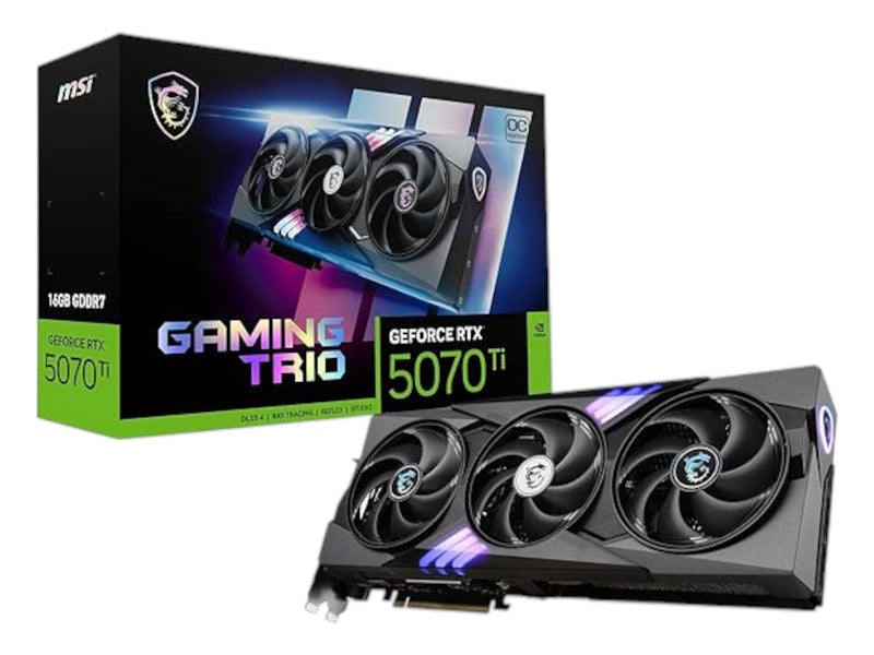 NVIDIA MSI GeForce Gaming Trio RTX 5070 Ti 16G OC Plus G507T-16GTCP