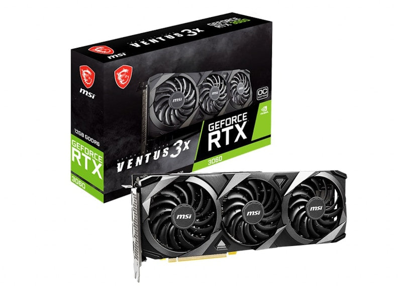 NVIDIA MSI GeForce RTX 3060 Ventus 3X 12G OC Graphics Card