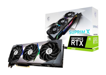 NVIDIA MSI GeForce RTX 3090 SUPRIM X 24G Graphics Card (GeForce-RTX-3090-SUPRIM-X-24G)
