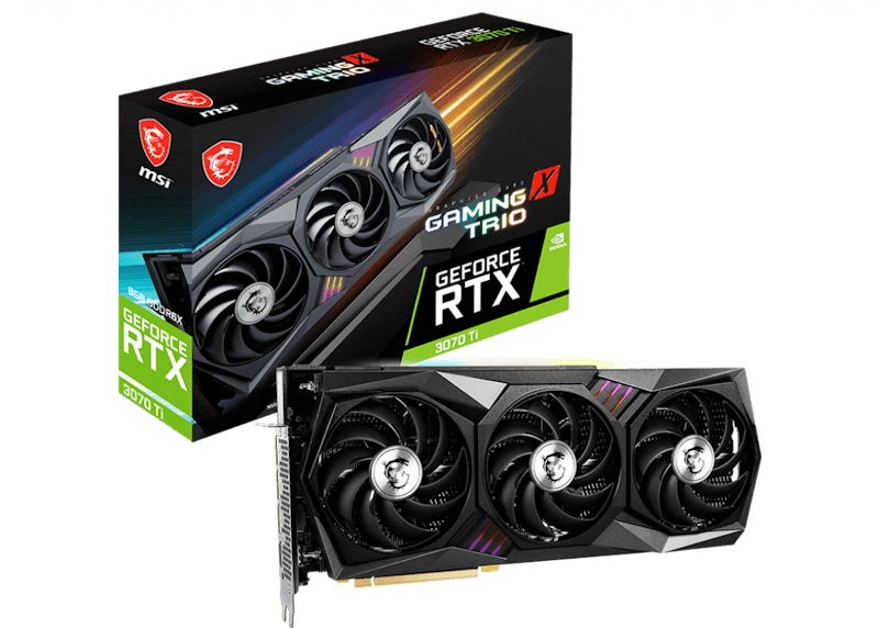 NVIDIA MSI GeForce RTX 3070 Ti GAMING X TRIO 8G Graphics Card