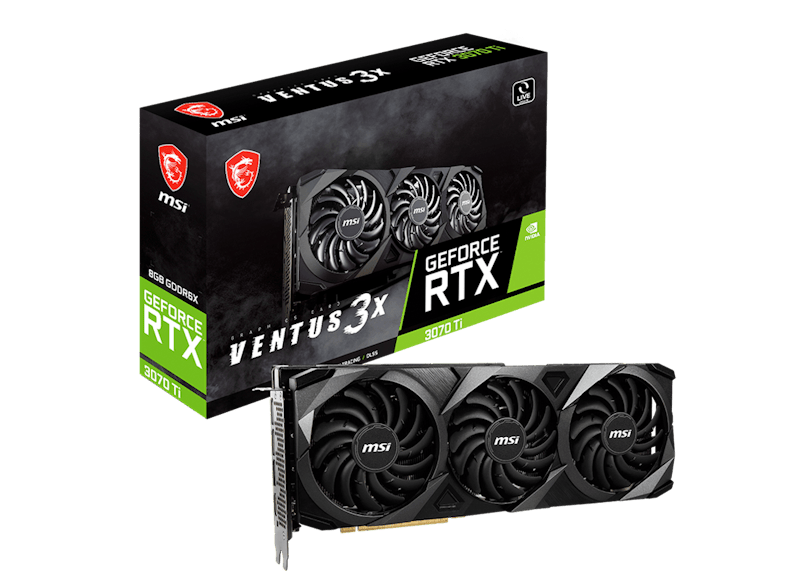 NVIDIA MSI GeForce RTX 3070 Ti VENTUS 3X 8G Graphics Card