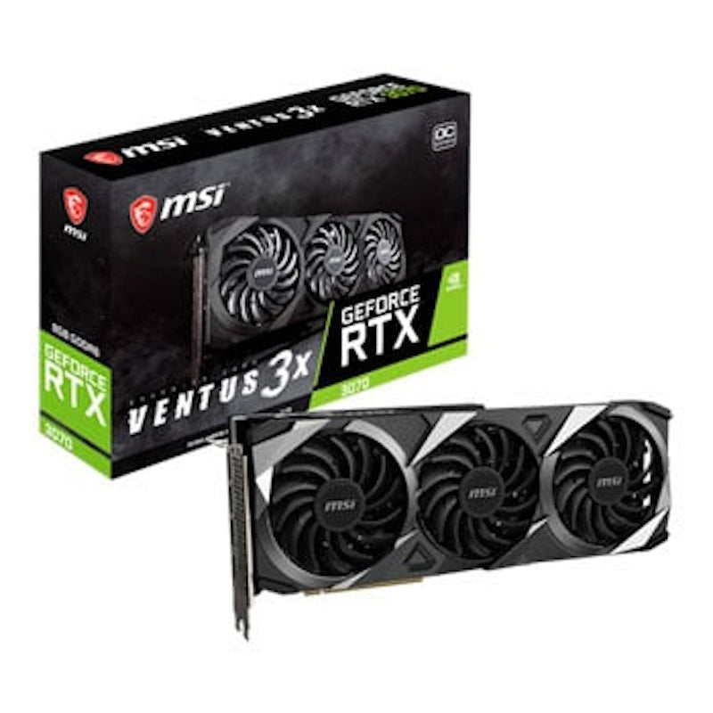 NVIDIA MSI GeForce RTX 3070 VENTUS 3X 8G OC LHR Graphics Card