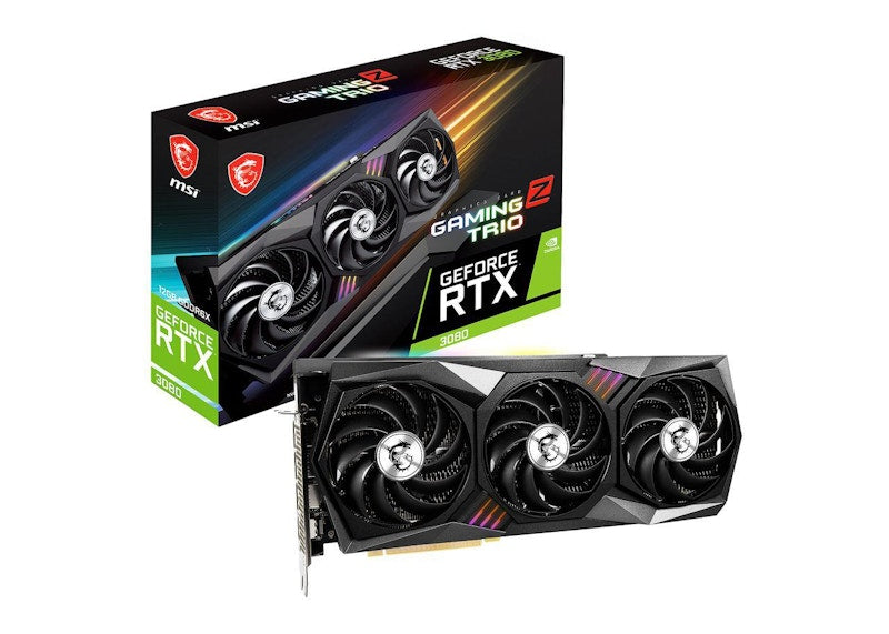 NVIDIA MSI GeForce RTX 3080 GAMING Z TRIO 12G LHR Graphics Card