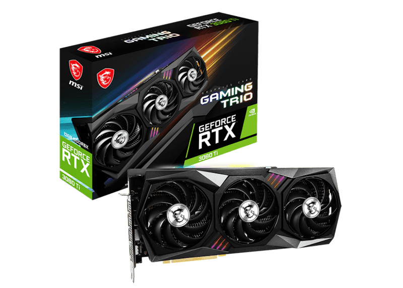 NVIDIA MSI GeForce RTX 3080 Ti GAMING TRIO 12G Graphics Card