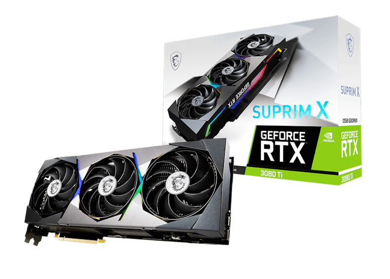 NVIDIA MSI GeForce RTX 3080 Ti SUPRIM X 12G Graphics Card