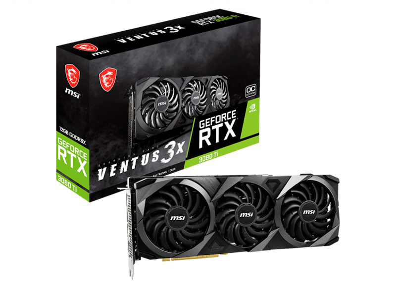 NVIDIA MSI GeForce RTX 3080 Ti VENTUS 3X 12G OC Graphics Card