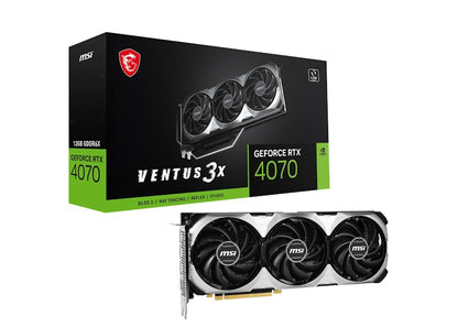 NVIDIA MSI GeForce RTX 4070 VENTUS 3X 12GB Graphics Card