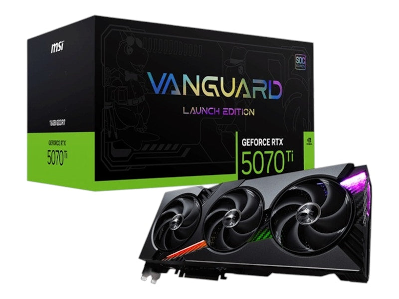 NVIDIA MSI GeForce RTX 5070 Ti VANGUARD SOC Launch Edition G507T-16VGSL