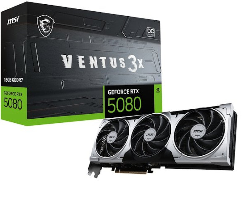 NVIDIA MSI GeForce RTX 5080 VENTUS 3X OC PLUS V531-001R
