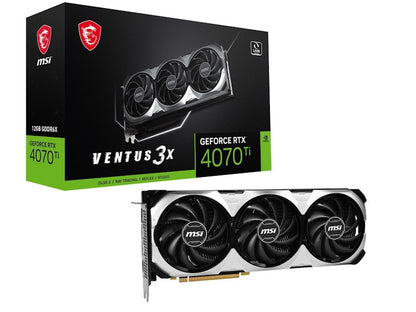 NVIDIA MSI Ventus GeForce RTX 4070 Ti VENTUS 3X 12G OC Graphics Card
