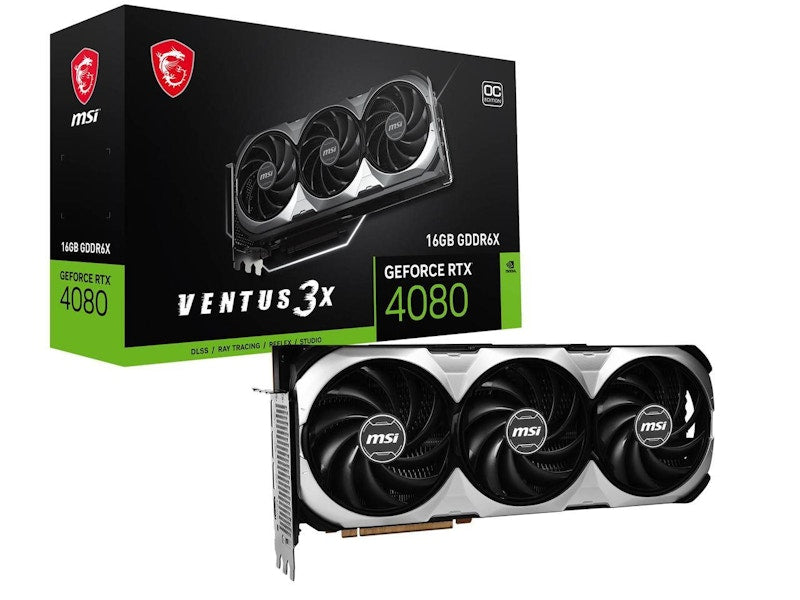 NVIDIA MSI Ventus GeForce RTX 4080 VENTUS 16GB OC Graphics Card