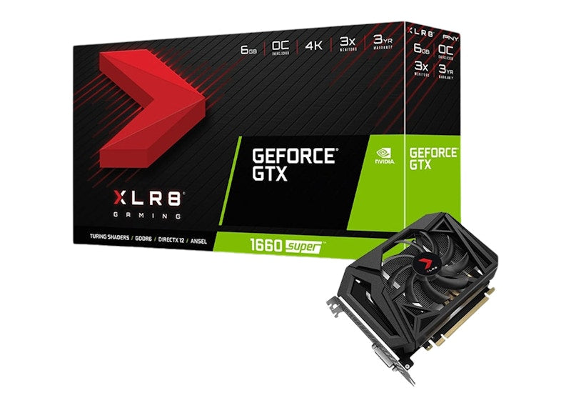 NVIDIA PNY GeForce GTX 1660 Super 6G OC Graphics Card (KMX166SN3J6EW1AKTP)