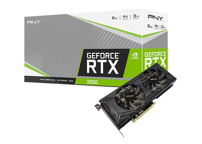 NVIDIA PNY GeForce RTX 3050 UPRISING 8G Graphics Card (VCG30508DFMPB)