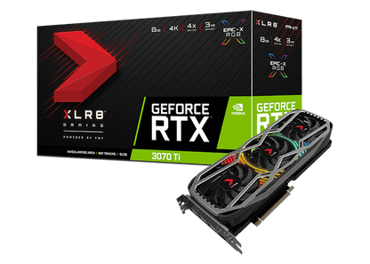 NVIDIA PNY GeForce RTX 3070 Ti XLR8 GAMING REVEL 8G (VCG3070T8TFXPPB)