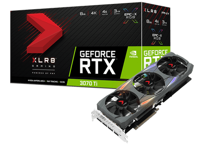 NVIDIA PNY GeForce RTX 3070 Ti XLR8 Gaming UPRISING 8G (VCG3070T8TFXMPB)