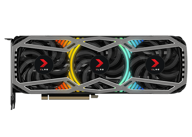 NVIDIA PNY GeForce RTX 3080 10GB XLR8 Gaming EPIC-X RGB Graphics Card (VCG308010TFXPPB)