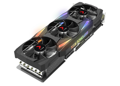 NVIDIA PNY GeForce RTX 3080 Gaming Uprising Epic-X RBG Gaming Graphics Card (VCG308010TFXMPB)