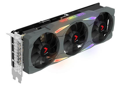NVIDIA PNY GeForce RTX 3080 Gaming Uprising Epic-X RBG Gaming Graphics Card (VCG308010TFXMPB)