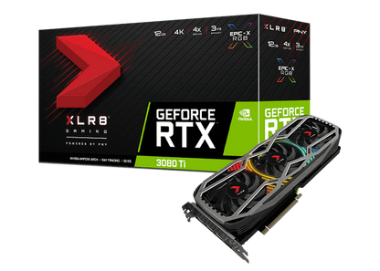 NVIDIA PNY GeForce RTX 3080 Ti XLR8 GAMING REVEL Graphics Card (VCG3080T12TFXPPB)