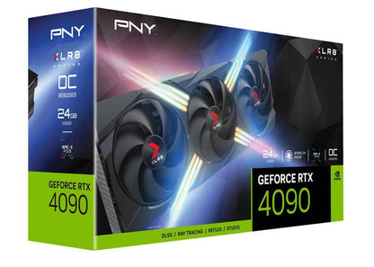 NVIDIA PNY GeForce RTX 4090 Gaming VERTO OC 24G Graphics Card VCG409024TFXXPB1-O