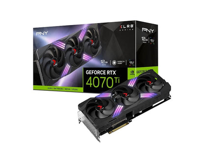 NVIDIA PNY XLR8 Gaming VERTO GeForce RTX 4070 Ti Graphics Card VCG4070T12TFXXPB1