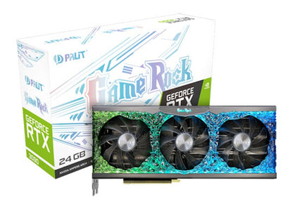 NVIDIA Palit GameRock Ampere GeForce RTX 3090 24G Graphics Card (NED3090T19SB-1021G)