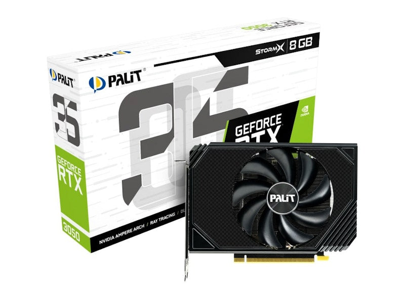 NVIDIA Palit GeForce RTX 3050 StromX 8G Graphics Card (NE63050019P1-190AF)