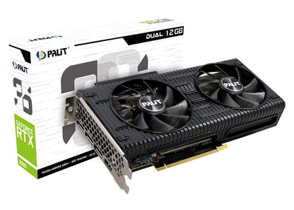 NVIDIA Palit GeForce RTX 3060 12G Dual Graphic Card (NE63060019K9-190AD)